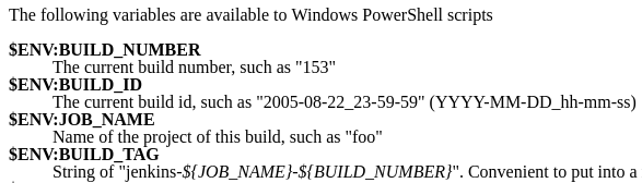 PowerShell Variables