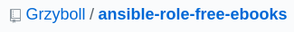 Grzyboll Ansible Role