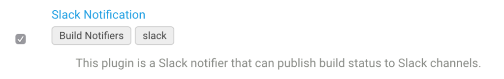 Valid Slack plugin in Jenkins